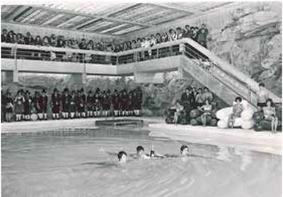 Eröffung der Felsentherme 1968